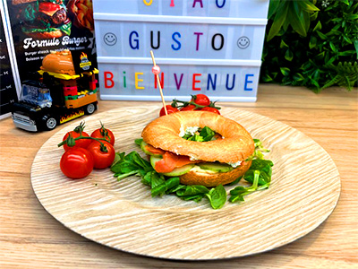 Bagel au saumon